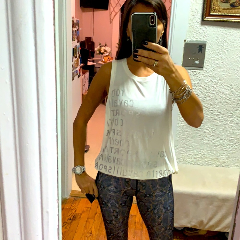 Roberto Cavalli sports Muscle tank